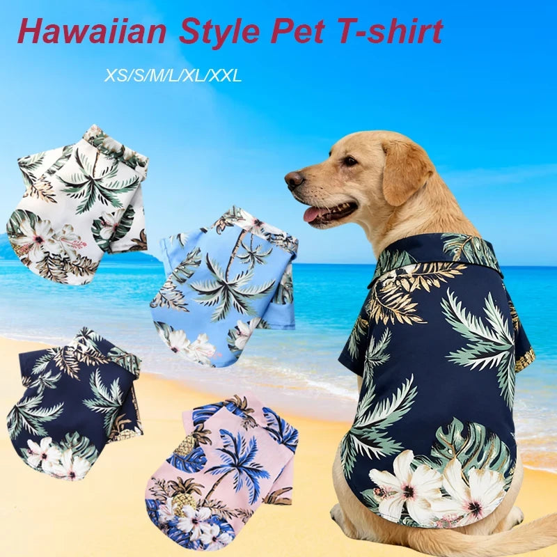 Hawaiian Beach Dog Shirt